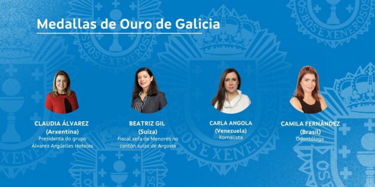 Medalla de Ouro de Galicia 2026 para catro mulleres