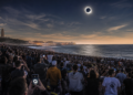 A Coruña después del eclipse: 225.000 personas, hoteles al 99% y más de 83.000 vehículos