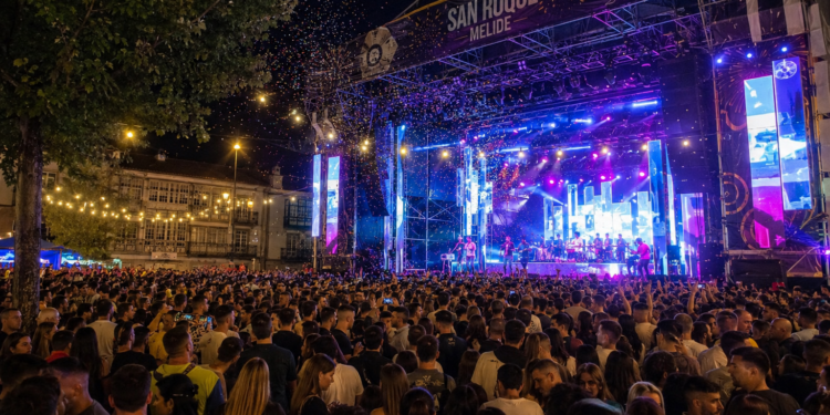 Festas de San Roque de Melide 2026: conciertos, horarios y todas las actividades
