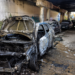 El barrio de Pontevedra que vive rodeado de coches abandonados: uno ardió después de meses de avisos de los vecinos