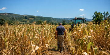 La falta de lluvias preocupa al campo gallego: el maíz, en riesgo por el calor del verano