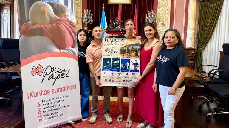 A Asociación Bicos de Papel presentan a II Gala Solidaria na cidade de Ourense