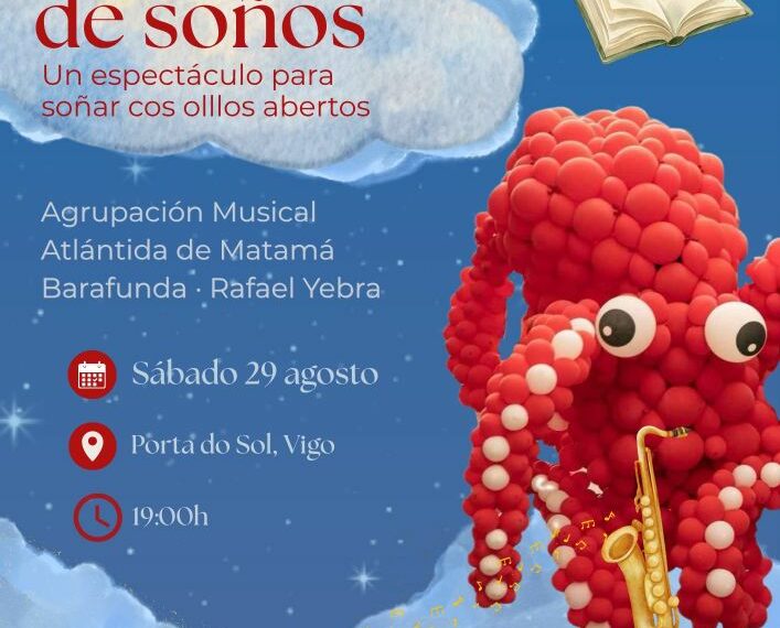 A Porta do Sol de Vigo acolle un espectáculo infantil ao ritmo da banda de Matamá, Barafunda e Rafael Yebra
