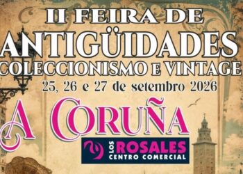 A Coruña acoge la II Feira de Antigüidades, Coleccionismo e Vintage del 25 al 27 de septiembre