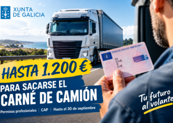 La Xunta da hasta 1.200 euros para sacarse el carné de camión: requisitos y plazo para pedir la ayuda