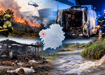Sucesos en Galicia hoy: incendios, accidentes y las noticias que dejan en alerta a la comunidad este jueves 17 de septiembre