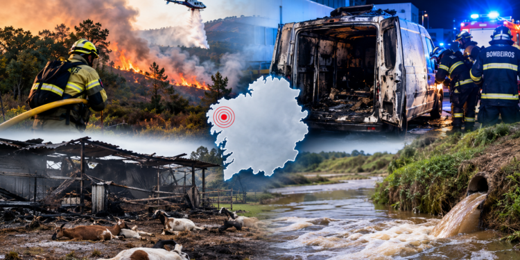 Sucesos en Galicia hoy: incendios, accidentes y las noticias que dejan en alerta a la comunidad este jueves 17 de septiembre