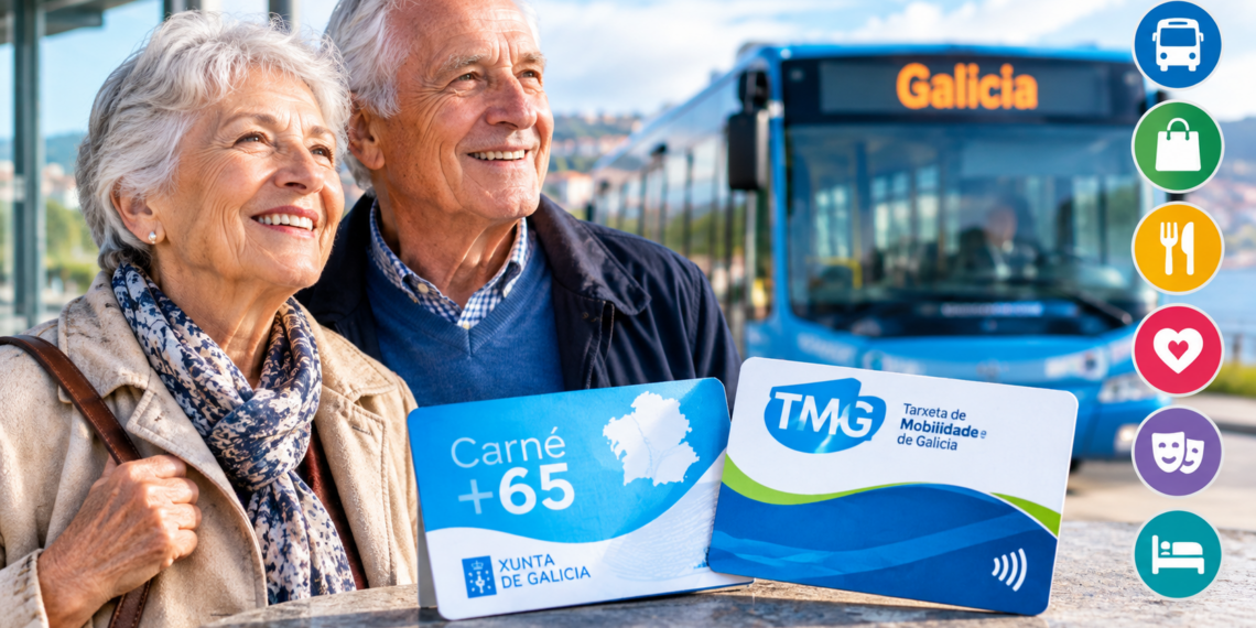 Si tienes más de 65 años en Galicia, puedes viajar gratis y acceder a cientos de descuentos: así se consiguen