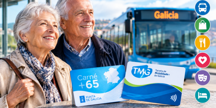 Si tienes más de 65 años en Galicia, puedes viajar gratis y acceder a cientos de descuentos: así se consiguen