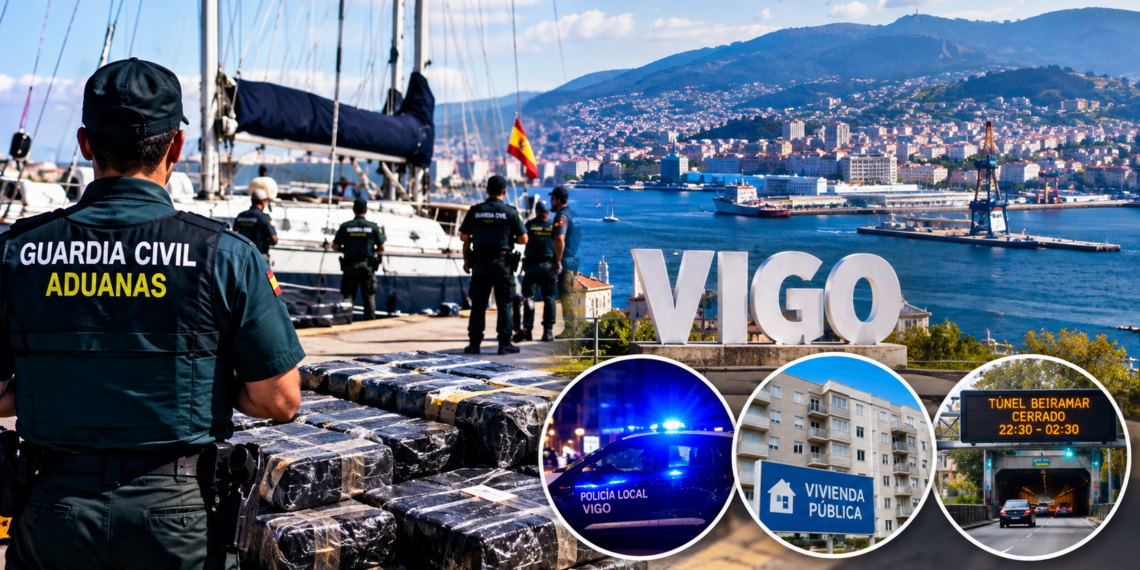 Vigo no habla de otra cosa este lunes: un velero con más de 2.000 kilos de cocaína llega al puerto