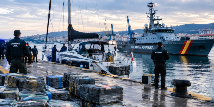 Más de 5.500 kilos de cocaína en Galicia en mes y medio: Vigo, Muxía y A Pobra, en el foco