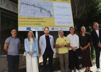Comezan as obras de humanización e mellora da mobilidade vertical na rúa Vasco Díaz Tanco, no barrio da Cuña