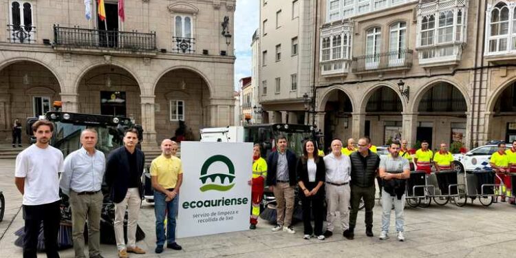 O Concello activa o novo contrato do servizo de recollida de residuos e limpeza viaria, que estará a cargo de Eco Auriense
