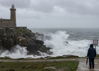 Temporal en la costa de Galicia