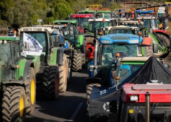 Movilización de agricultores en España
