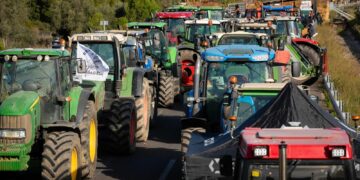 Movilización de agricultores en España