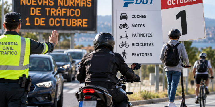 Atención conductores: la DGT cambia estas normas el 1 de octubre y afecta a coches, motos y patinetes