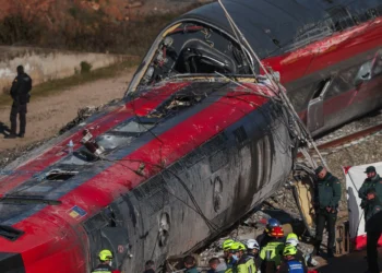 Tren de Iryo accidentado en Toledo
