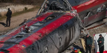 Tren de Iryo accidentado en Toledo