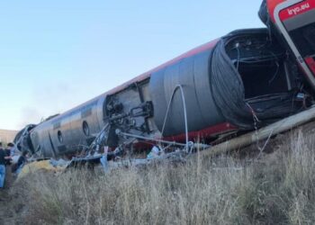Al menos diez muertos en el accidente ferroviario de Urda, Toledo.