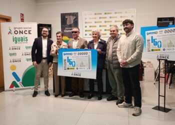 Cupón de la ONCE dedicado al 150 aniversario del periódico gallego O Tío Marcos d'A Portela.