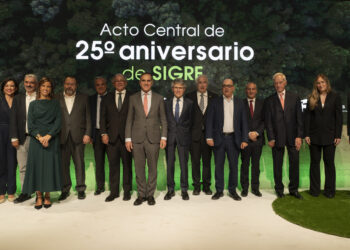 Acto del 25 aniversario de SIGRE celebrado en el Colegio Oficial de Arquitectos de Madrid.