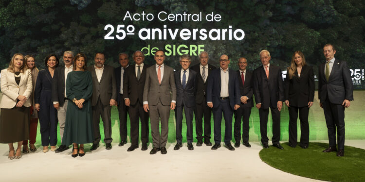 Acto del 25 aniversario de SIGRE celebrado en el Colegio Oficial de Arquitectos de Madrid.