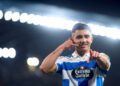 El Deportivo reaccionó en la segunda parte, pero no pudo completar la remontada ante la Real Sociedad en Anoeta.