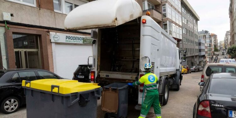 camion recogida basura coruna