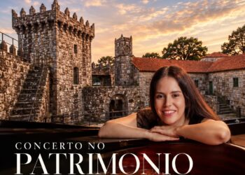 Espectáculo musical en el Castelo de Vimianzo, en la Costa da Morte.