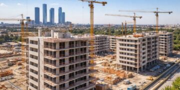 La construcción de nuevas viviendas en España no alcanza el ritmo de creación de hogares, según el Banco de España.