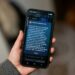 Notificación de alerta ES-Alert de Protección Civil en un teléfono móvil.