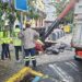 Ferrol inicia a retirada dos contedores soterrados na rúa Espírito Santo, en Ferrol Vello.