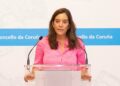 Inés Rey, alcaldesa de A Coruña, valora los disturbios registrados en María Pita durante la visita de Santiago Abascal y la concentración antifascista.