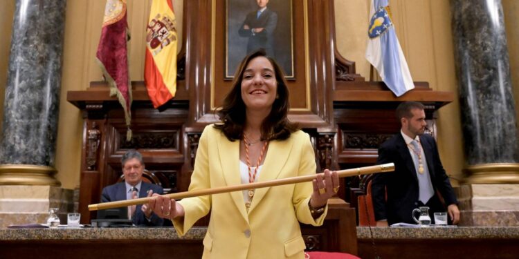 ines rey candidata del PSOE a la alcaldía de coruna