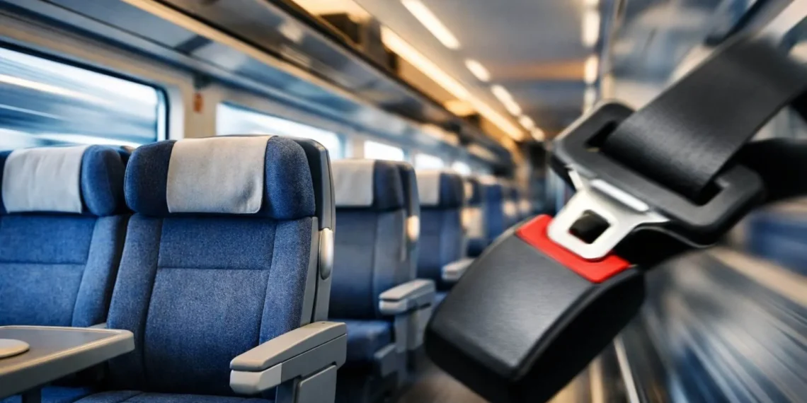 Cinturón de seguridad en los trenes ¿Por qué no lo llevan y sería más seguro?